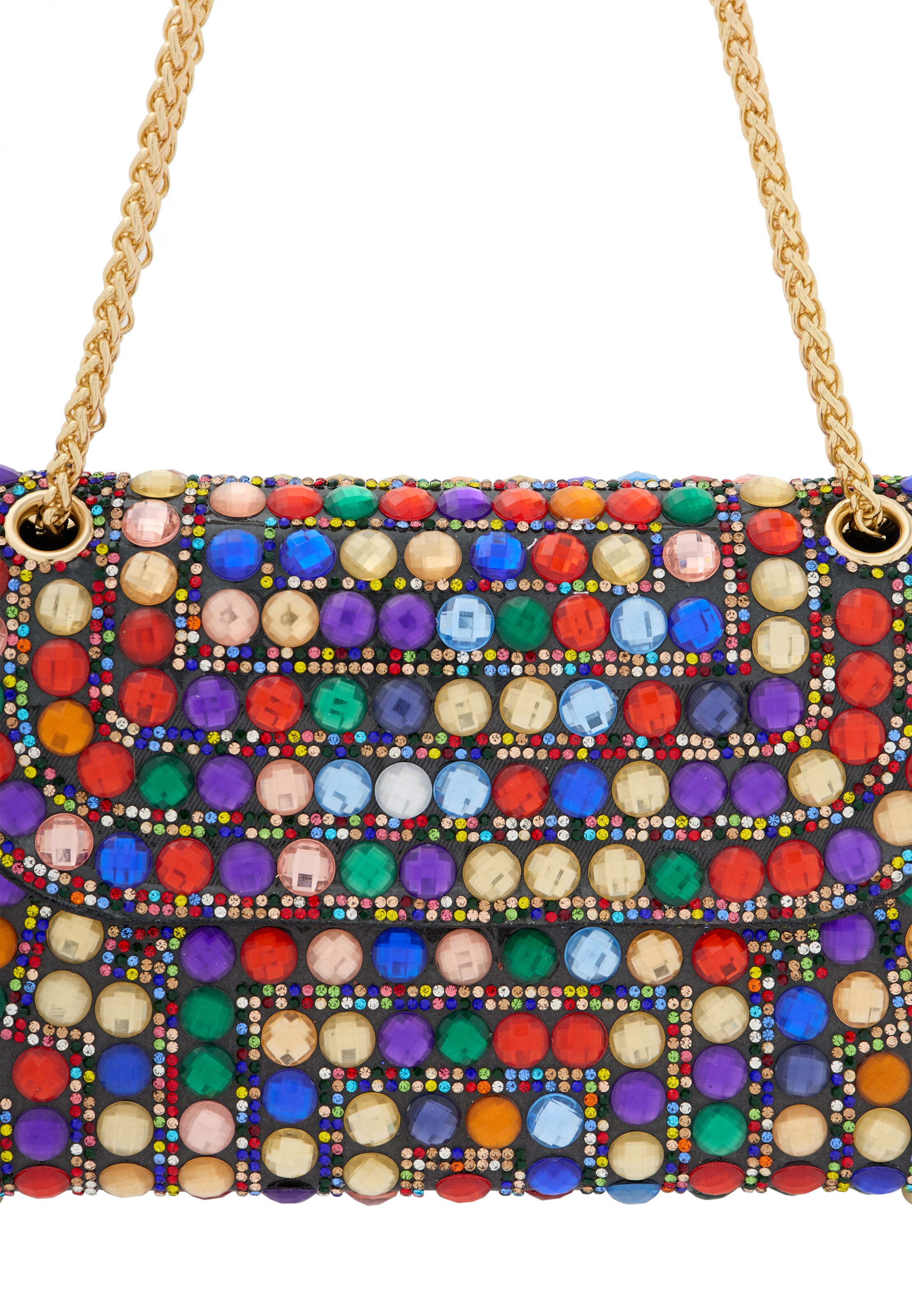 faina Clutch i blandingsfarvet