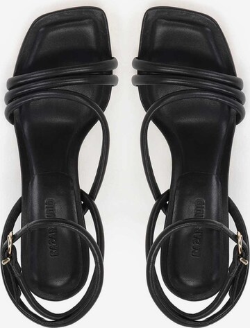 Sandalo con cinturino di Kazar Studio in nero