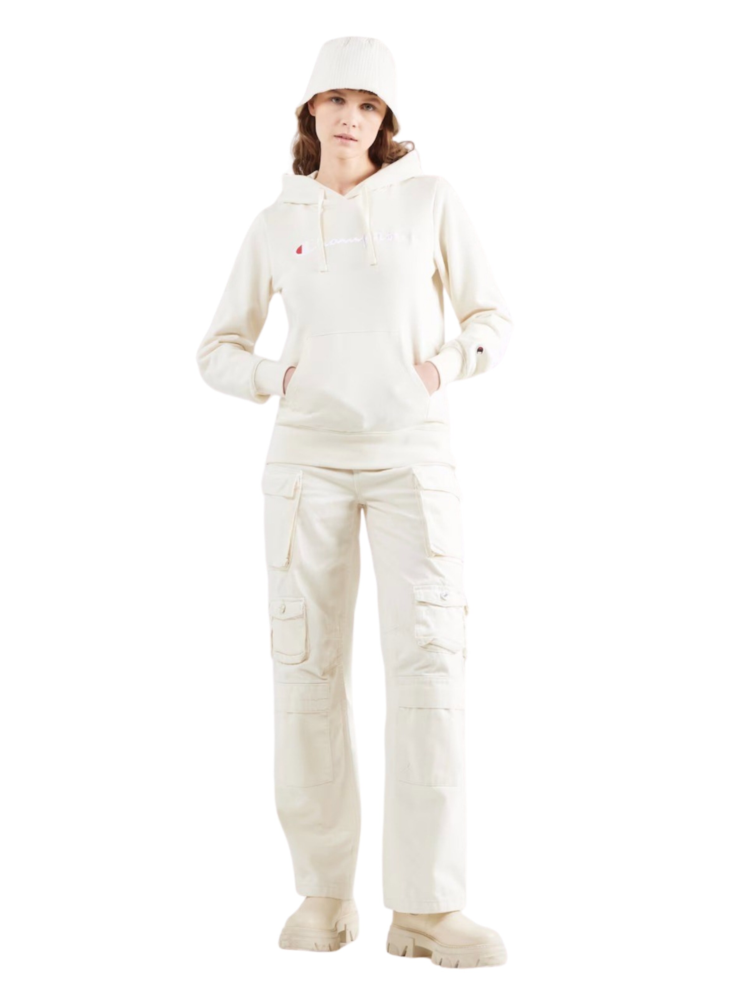 Champion Authentic Athletic Apparel Sweatshirt i hvid