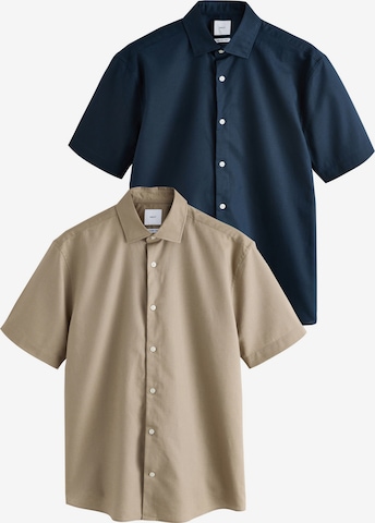 Coupe regular Chemise Next en beige : devant