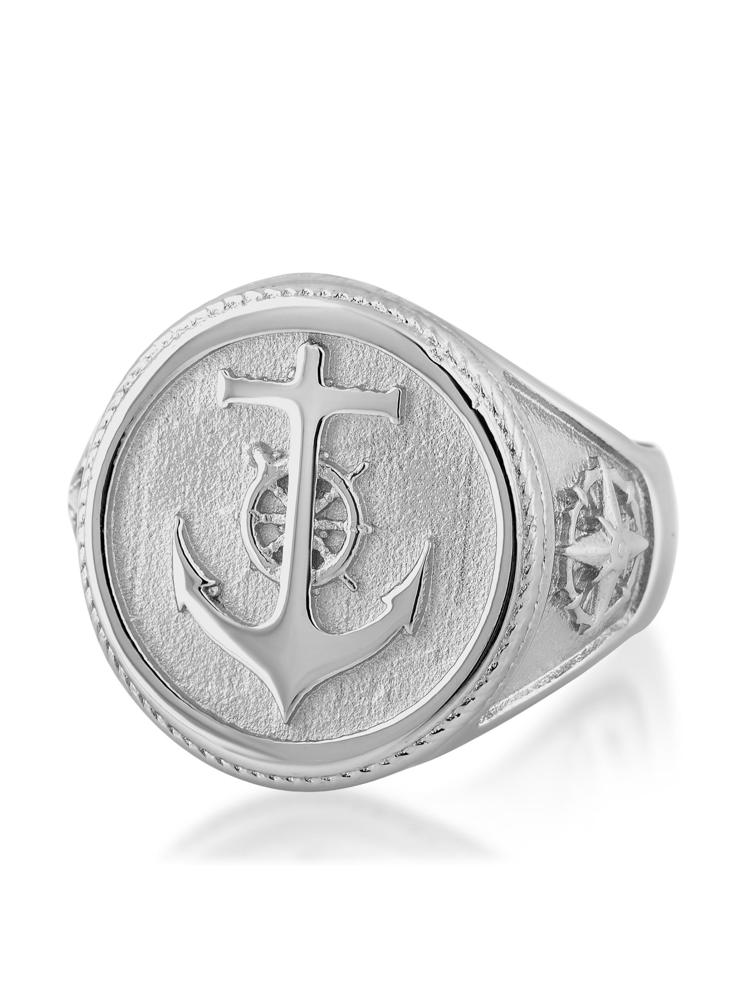 Akitsune Ring 'Portus'‌‌‌‌‌‌‌‌‌ in Silber