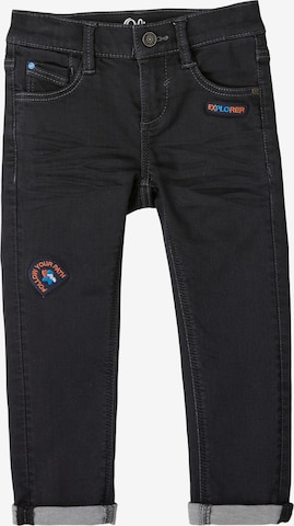 s.Oliver Slimfit Jeans in Zwart: voorkant