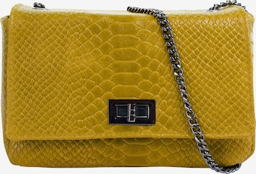 Sac à bandoulière Cluty en jaune : devant