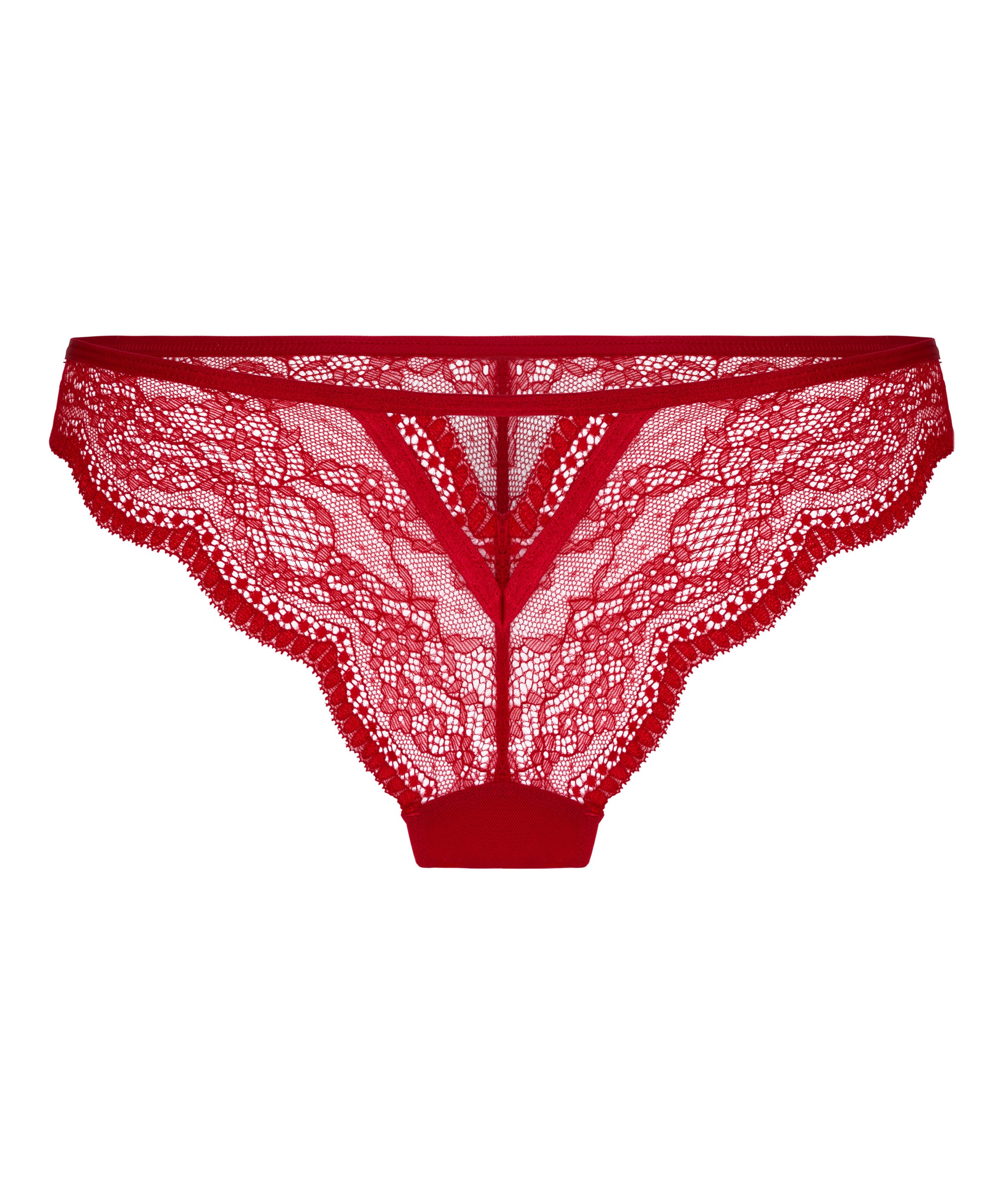 Hunkemöller String 'Isabelle' in XS in rot, Produktansicht