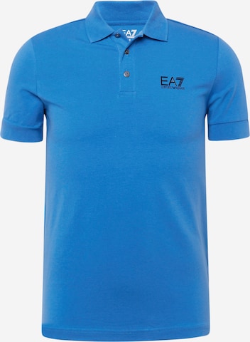 EA7 Emporio Armani Poloshirt in Blau: predná strana