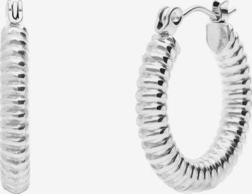 Lucardi Ohrringe in Silber: Vorderseite