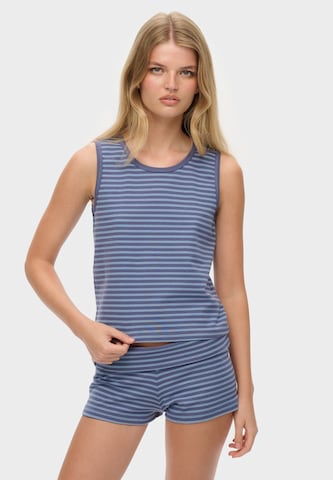Superdry & Co Top 'Athletic Essentials' in Blue: front