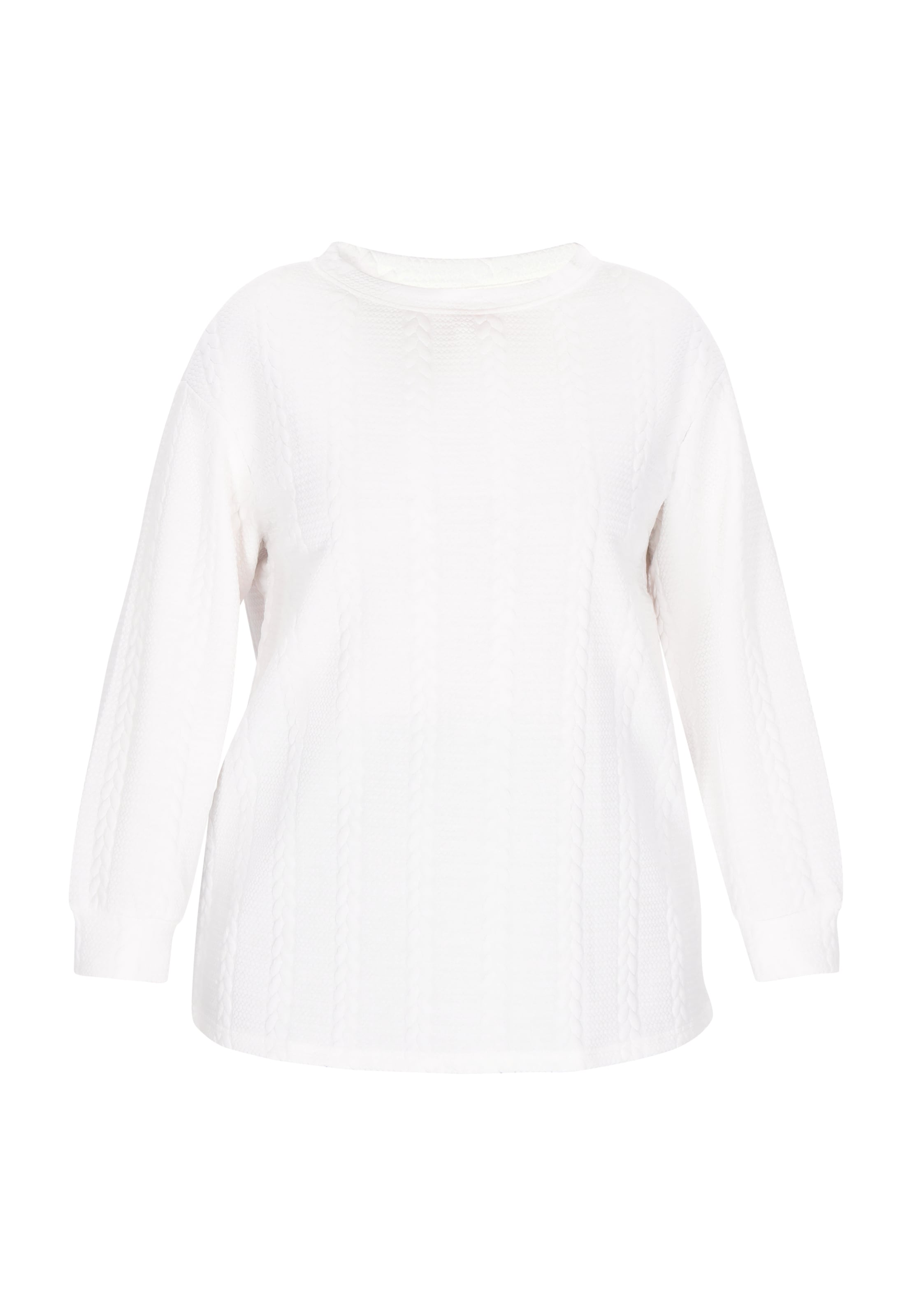 Usha - Sudadera en blanco: frente