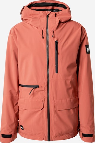 Veste outdoor 'CARLSON' QUIKSILVER en rouge : devant