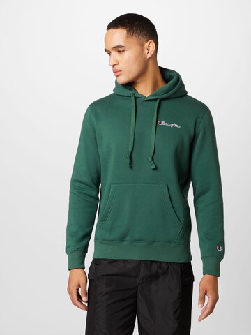 Sweat-shirt Champion Authentic Athletic Apparel en vert : devant