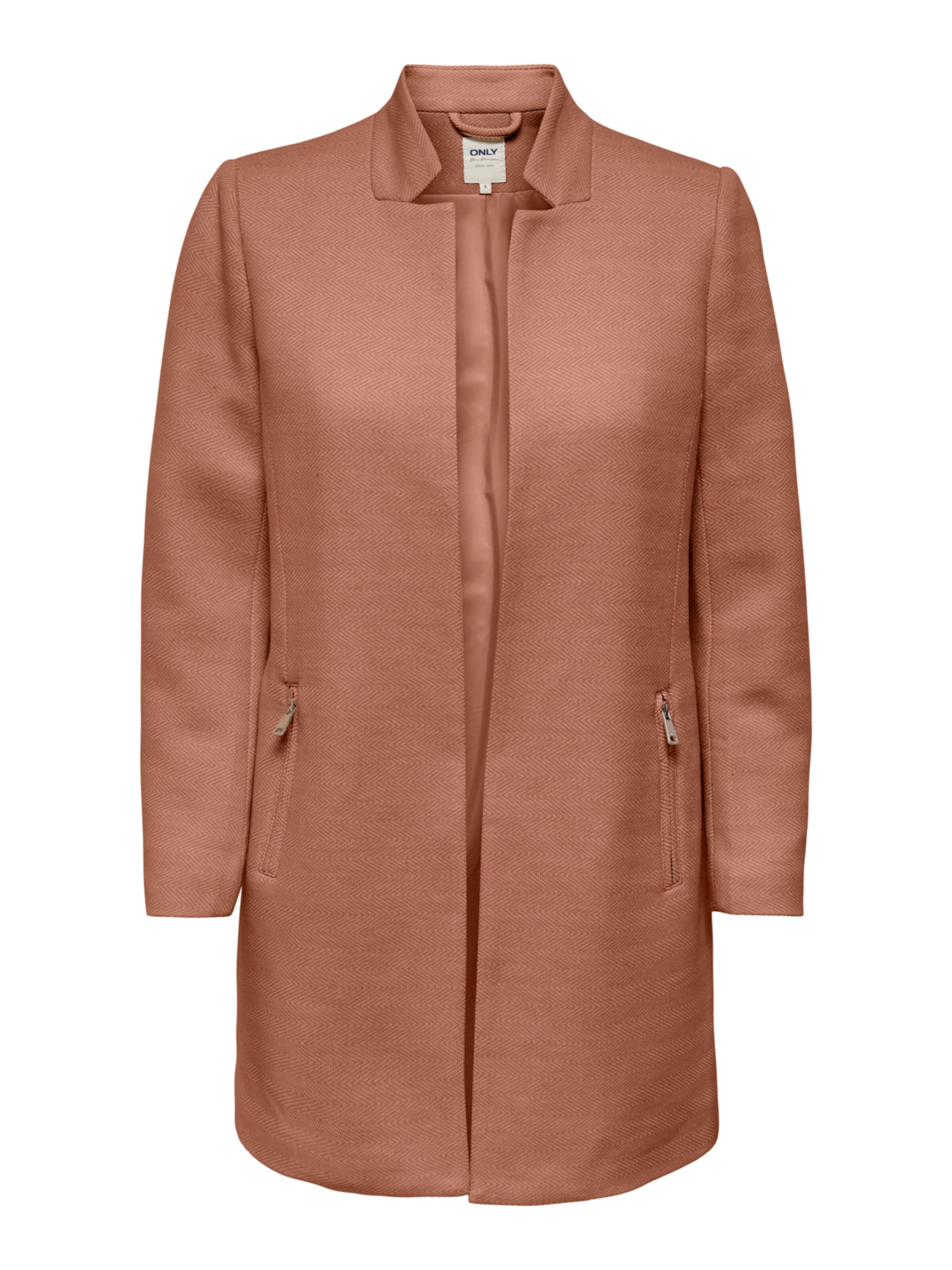 Manteau mi-saison 'SOHO-LINEA' ONLY en marron : devant