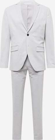 JACK & JONES Slim fit Suit 'JPRJONES' in Grey: front