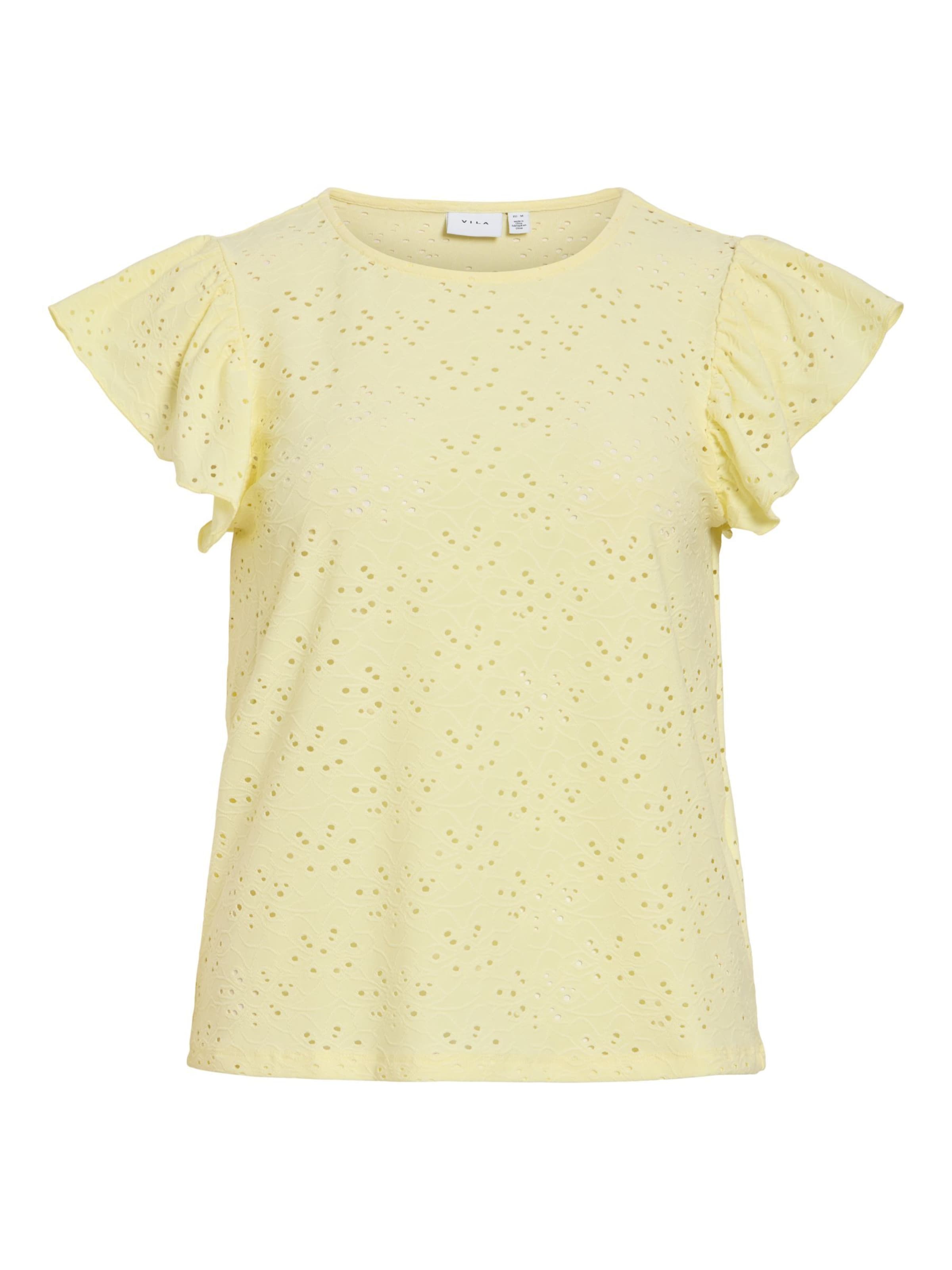 VILA Bluse 'VIKawa' in gelb, Produktansicht