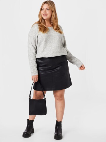 Vero Moda Curve Sweater 'KATIE' in Grey