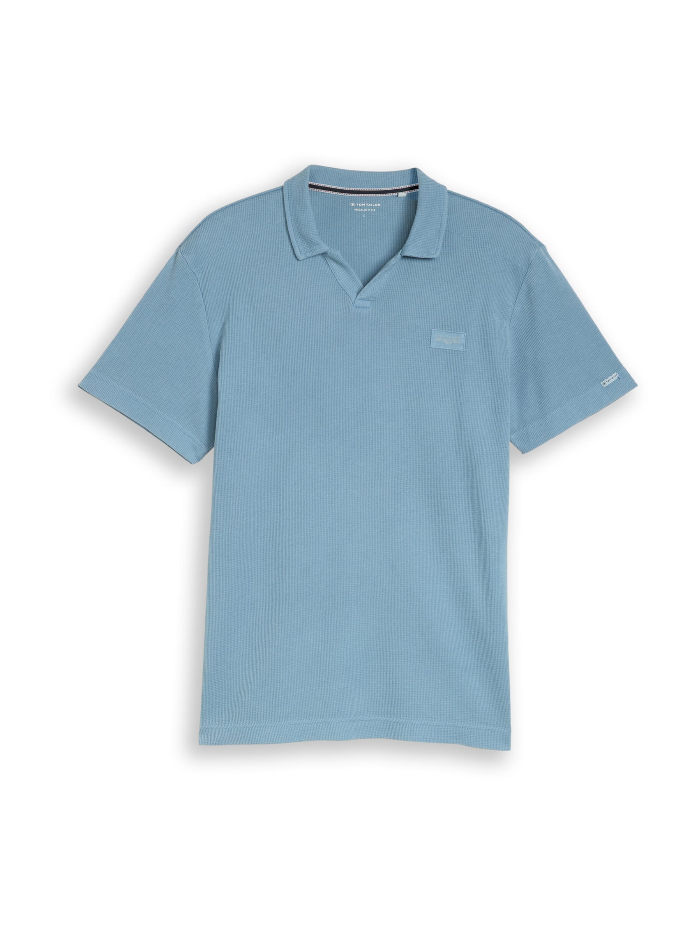 TOM TAILOR Shirt in Blue: front