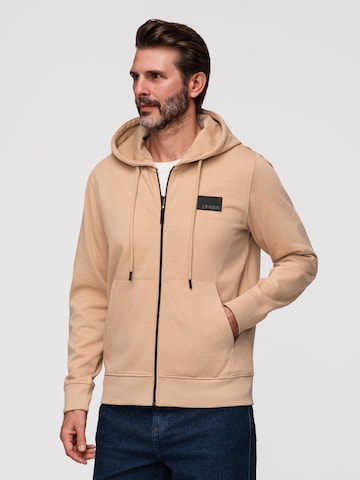 Ombre Sweatshirt in Beige: Vorderseite