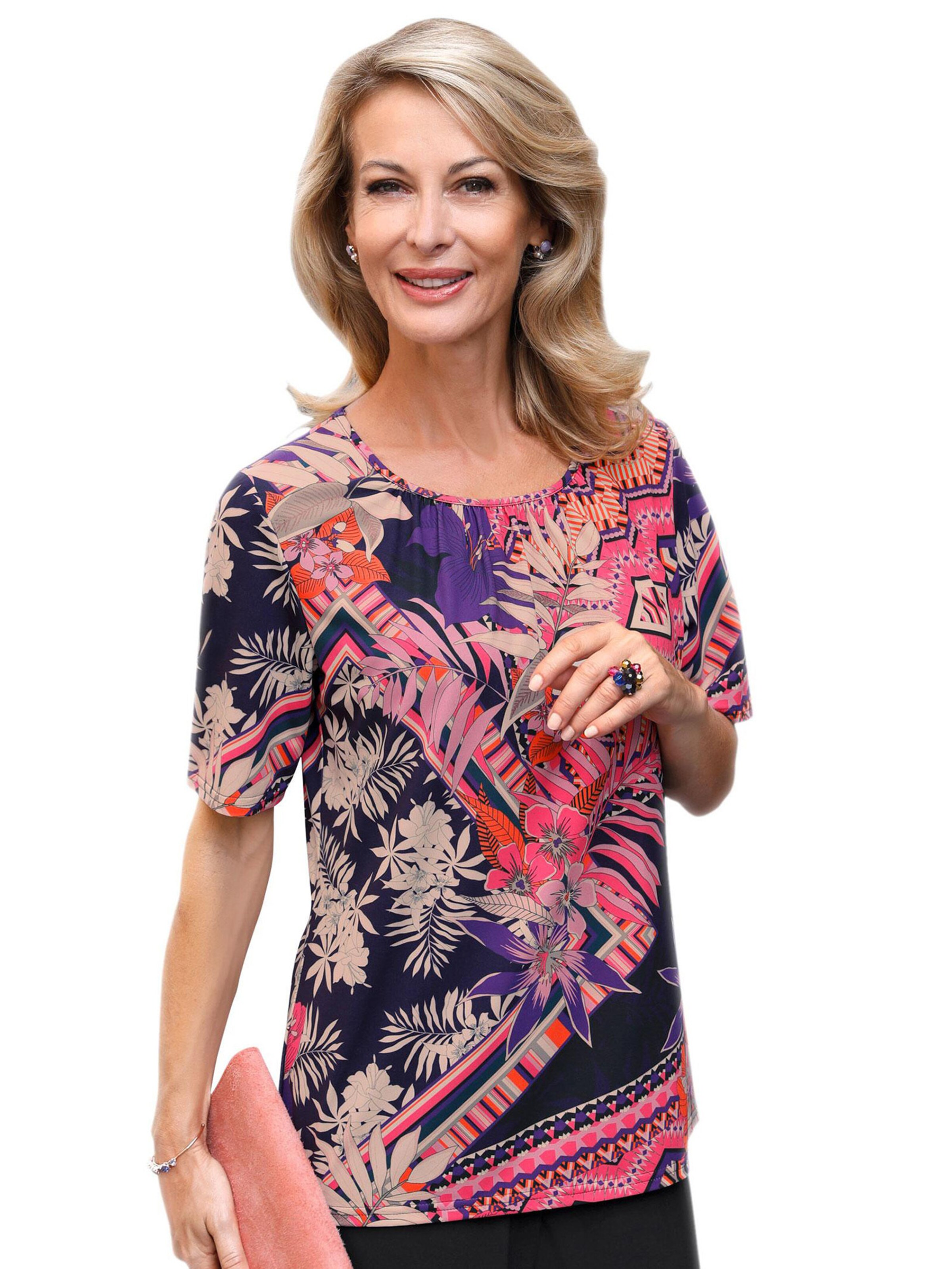 Goldner Shirt in Mischfarben: Vorderseite