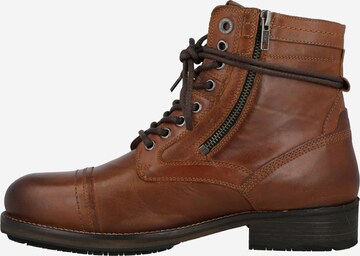 Pepe Jeans - Botas com atacadores 'MELTING' em castanho