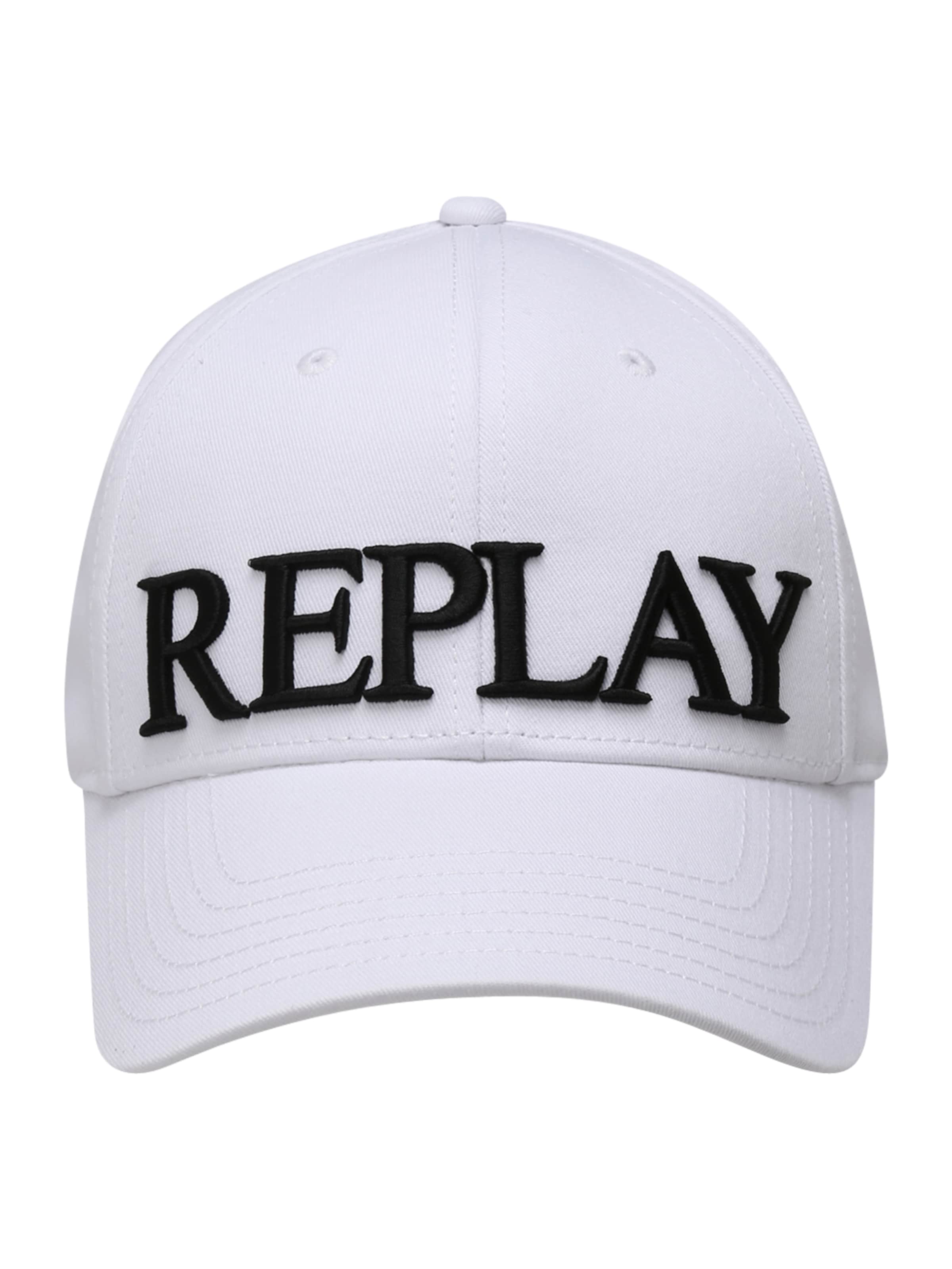 REPLAY Kappe in Weiß