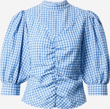 NUÉ NOTES Blouse 'Thai' in Blue: front