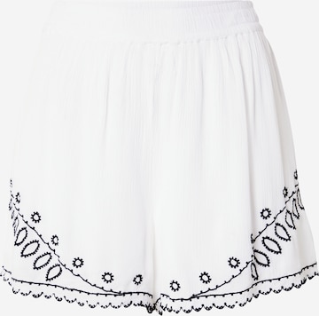 ABOUT YOU Wide Leg Shorts 'Marit' in Weiß: predná strana