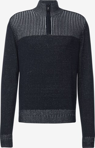 Street One MEN Sweater in Blue: front