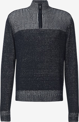 Street One MEN Sweater in Blue: front