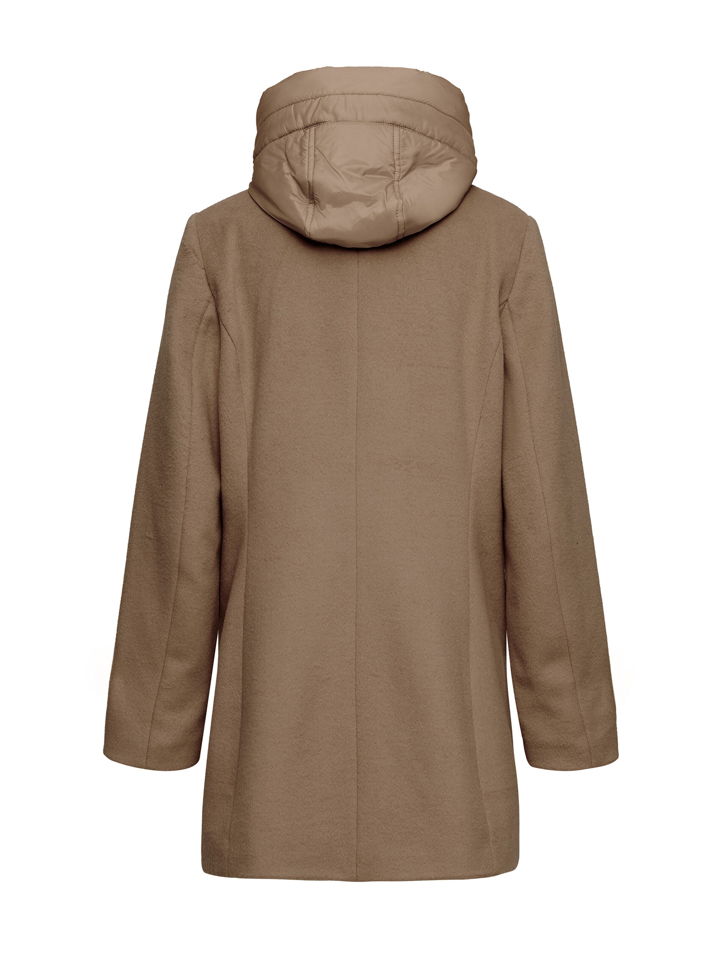 MANISA Between-Season Jacket 'Wolljacke' in Brown