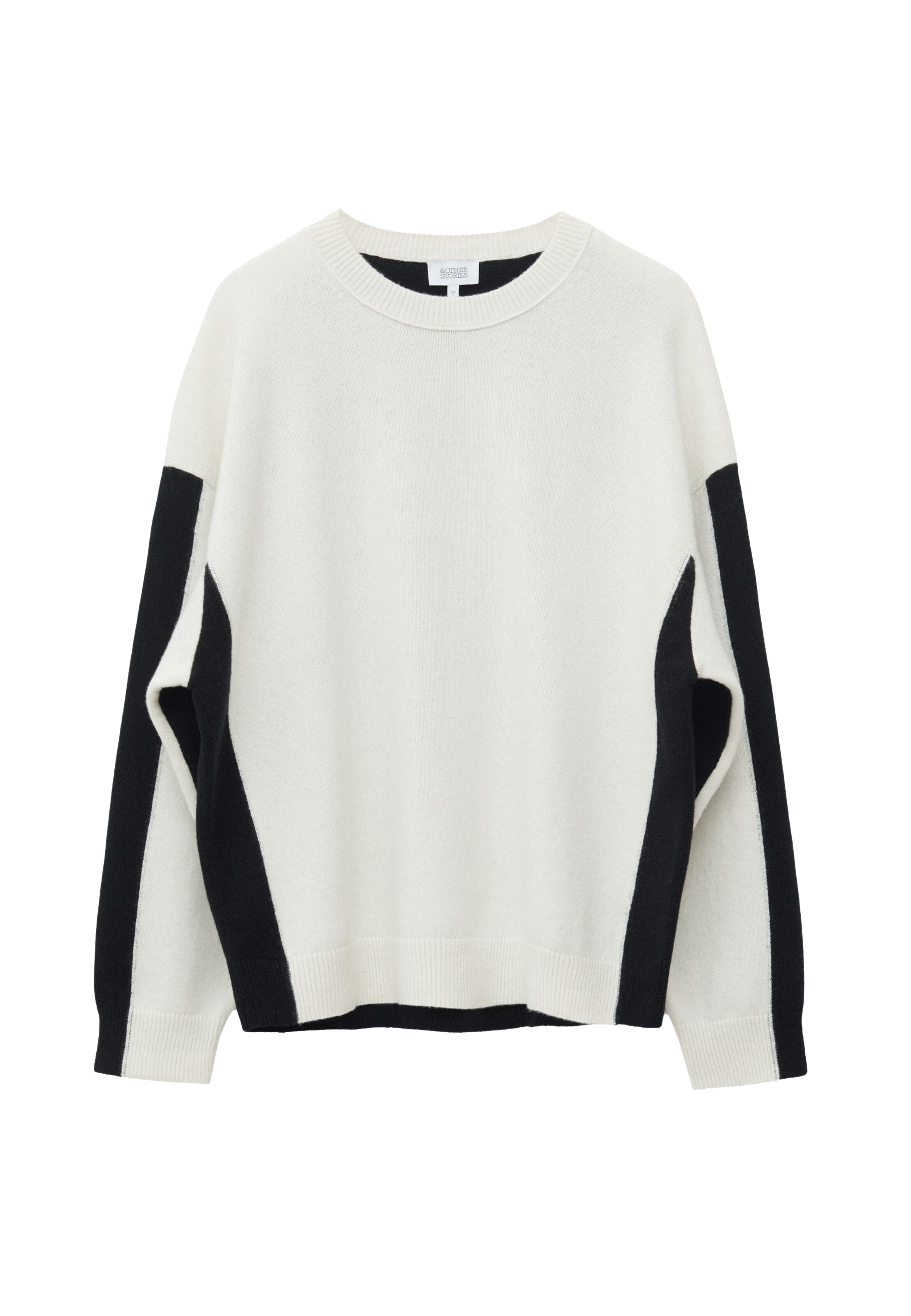 & Other Stories Sweater in XS in Ecru / Black, Item view