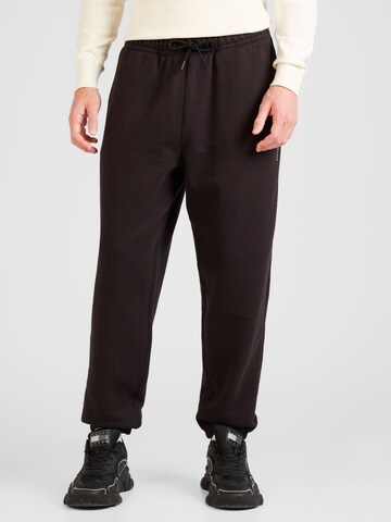 Tapered Pantaloni 'CLASSICS' de la Tommy Jeans pe negru: față