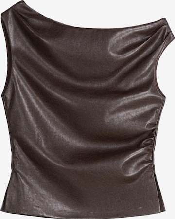 Bershka Toppi värissä ruskea: etupuoli