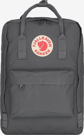 Fjällräven Rucksack 'Kanken' in grau / rot / weiß, Produktansicht