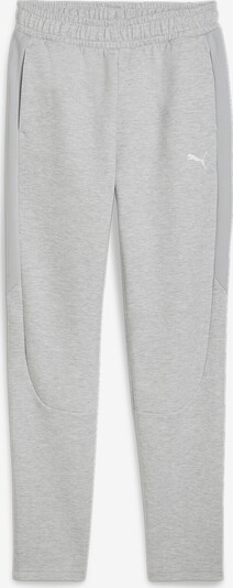 PUMA Pantalon de sport 'EVOSTRIPE ' en gris / blanc, Vue avec produit