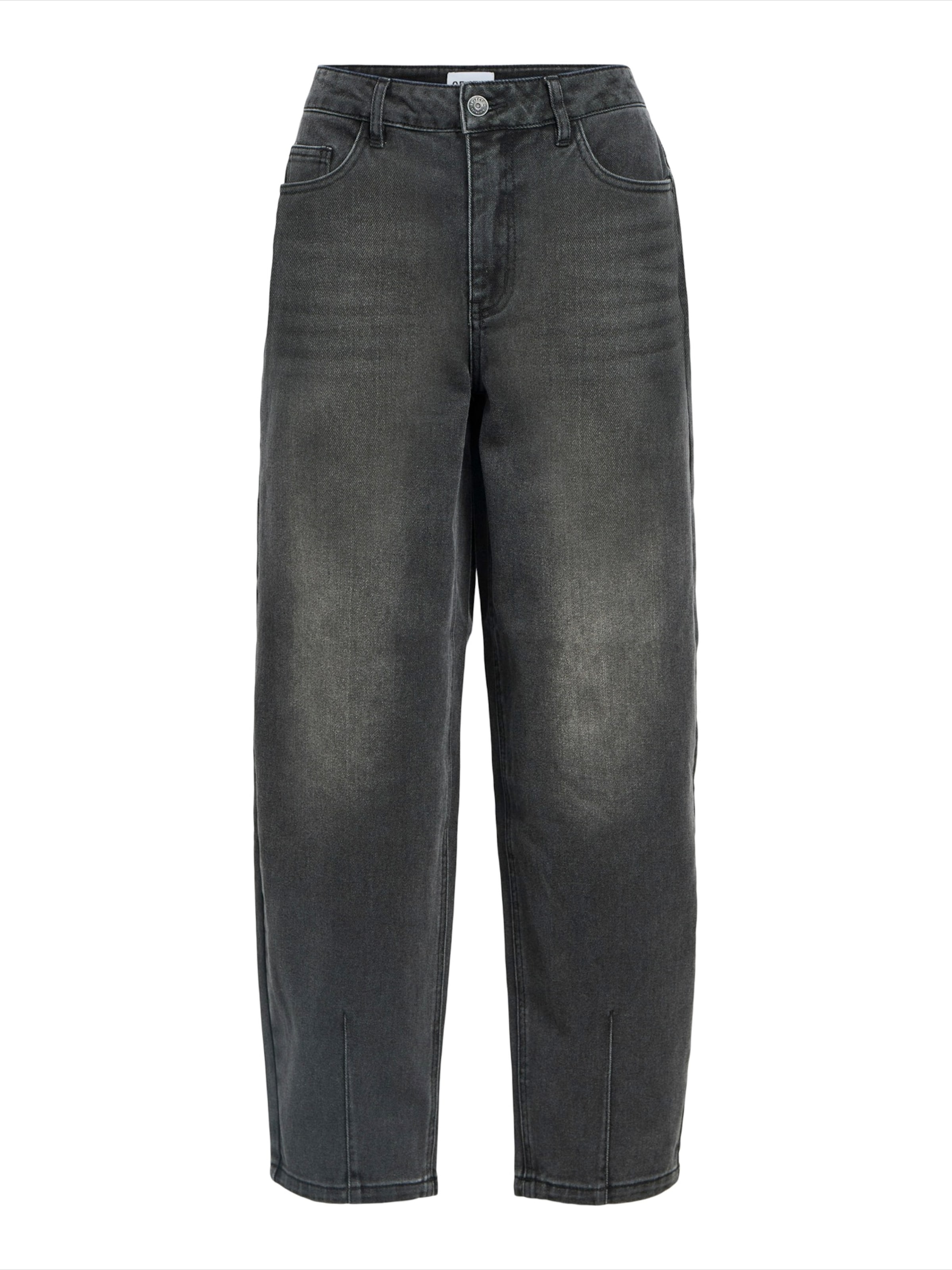 OBJECT Regular Jeans in Zwart: voorkant