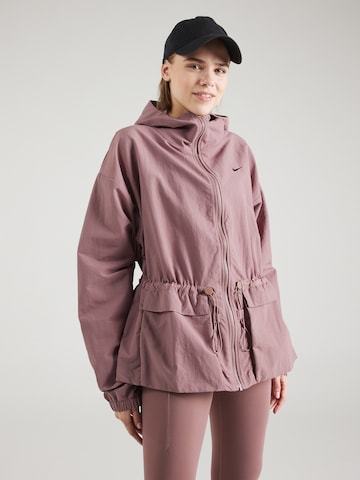 Veste mi-saison Nike Sportswear en violet : devant