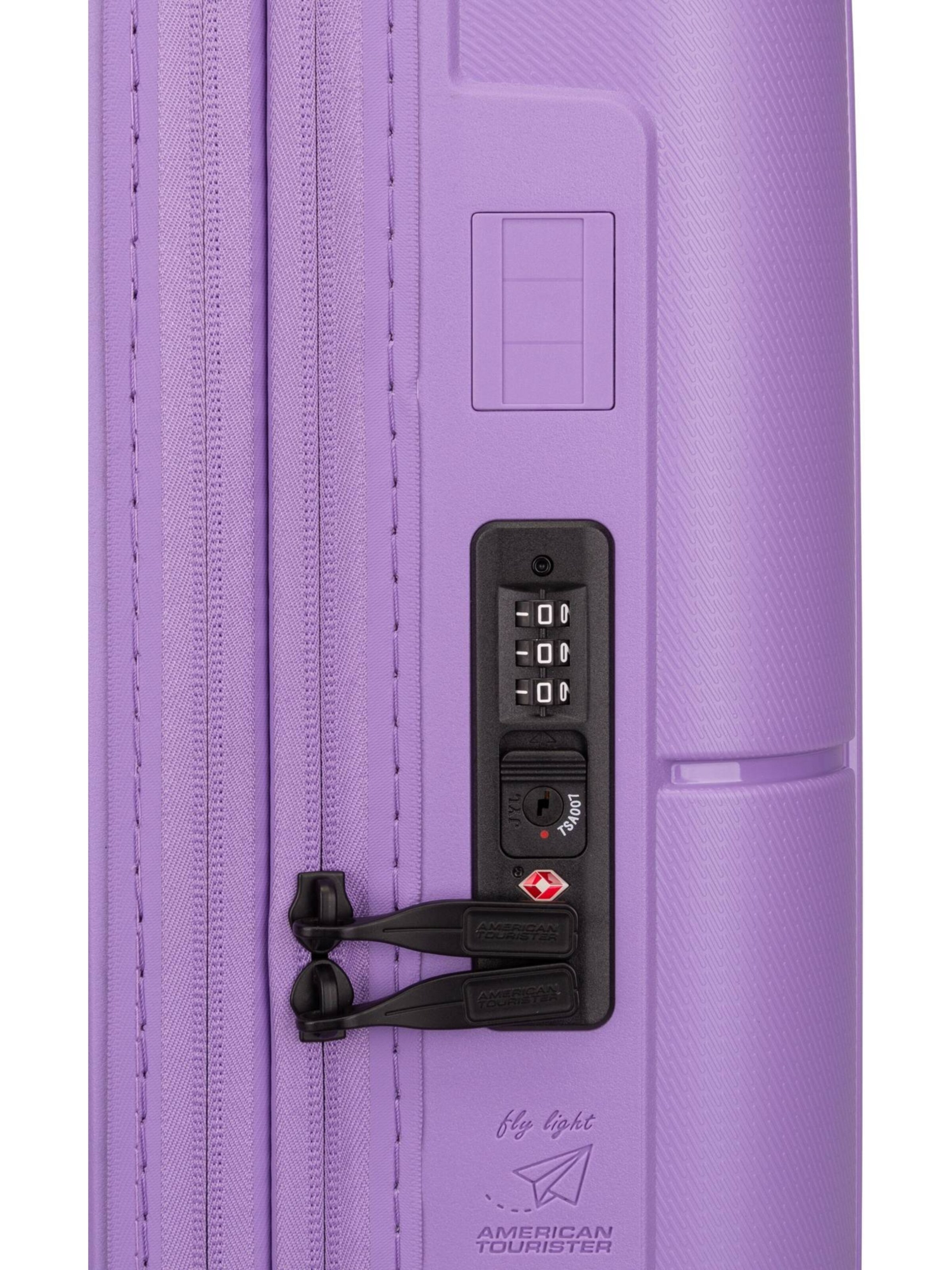 American Tourister Cart 'Dashpop Spinner 55 EXP' in Purple