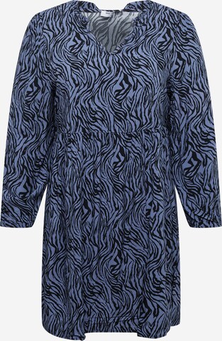 Robe 'Jillian' ABOUT YOU Curvy en bleu : devant