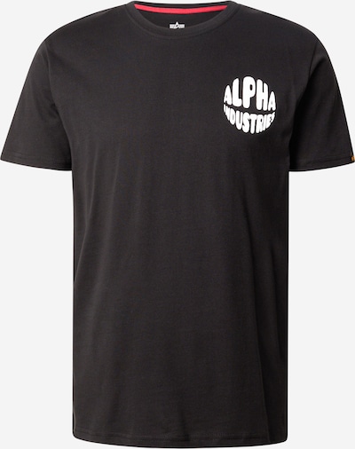ALPHA INDUSTRIES Paita värissä musta / valkoinen, Tuotenäkymä