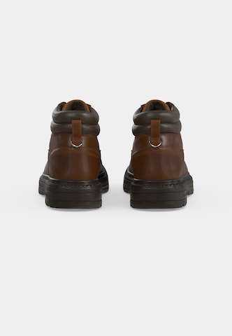 Karl Lagerfeld Schnürboots 'MILES' in Braun