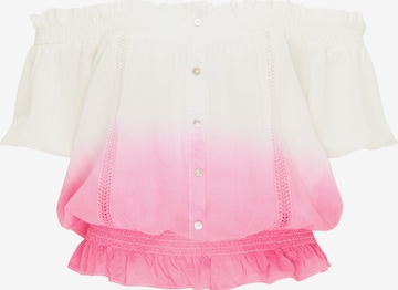 MYMO Blouse in Roze: voorkant