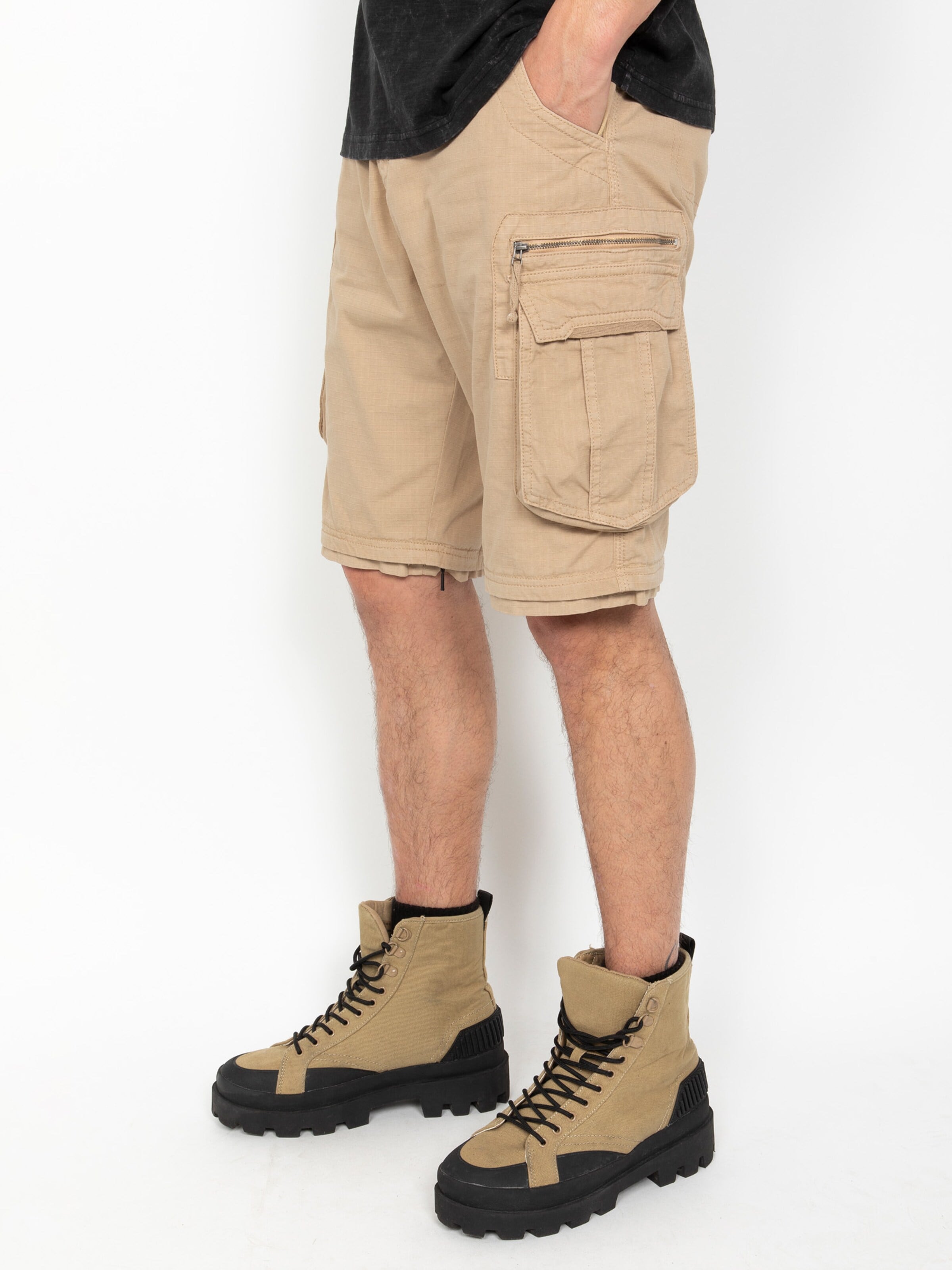 Schott NYC Regular Pants in Beige