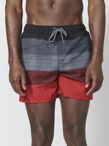 KOROSHI Board Shorts in Red