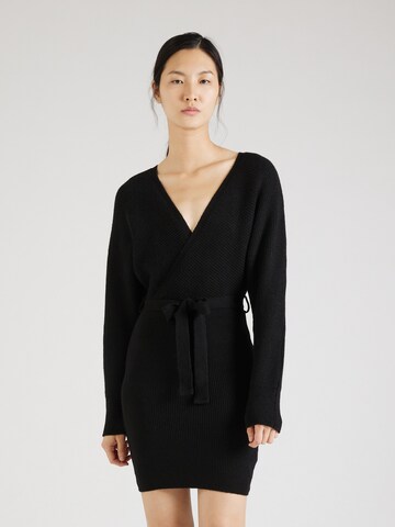 Robe 'Hanni' ABOUT YOU en noir : devant