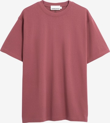 T-Shirt 'Maarkos' ARMEDANGELS en rouge : devant