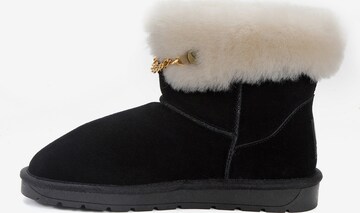 Gooce Snowboots 'Gertrude' in Zwart: voorkant