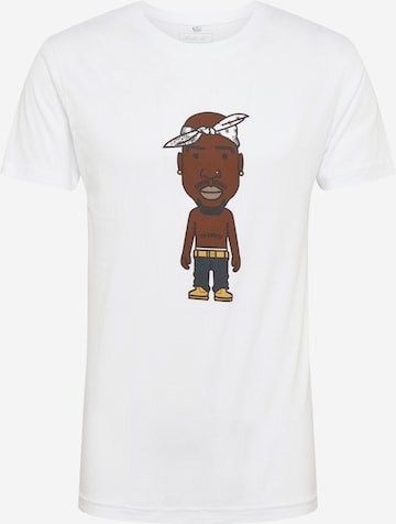 Mister Tee T-shirt 'LA Sketch' i vit: framsida