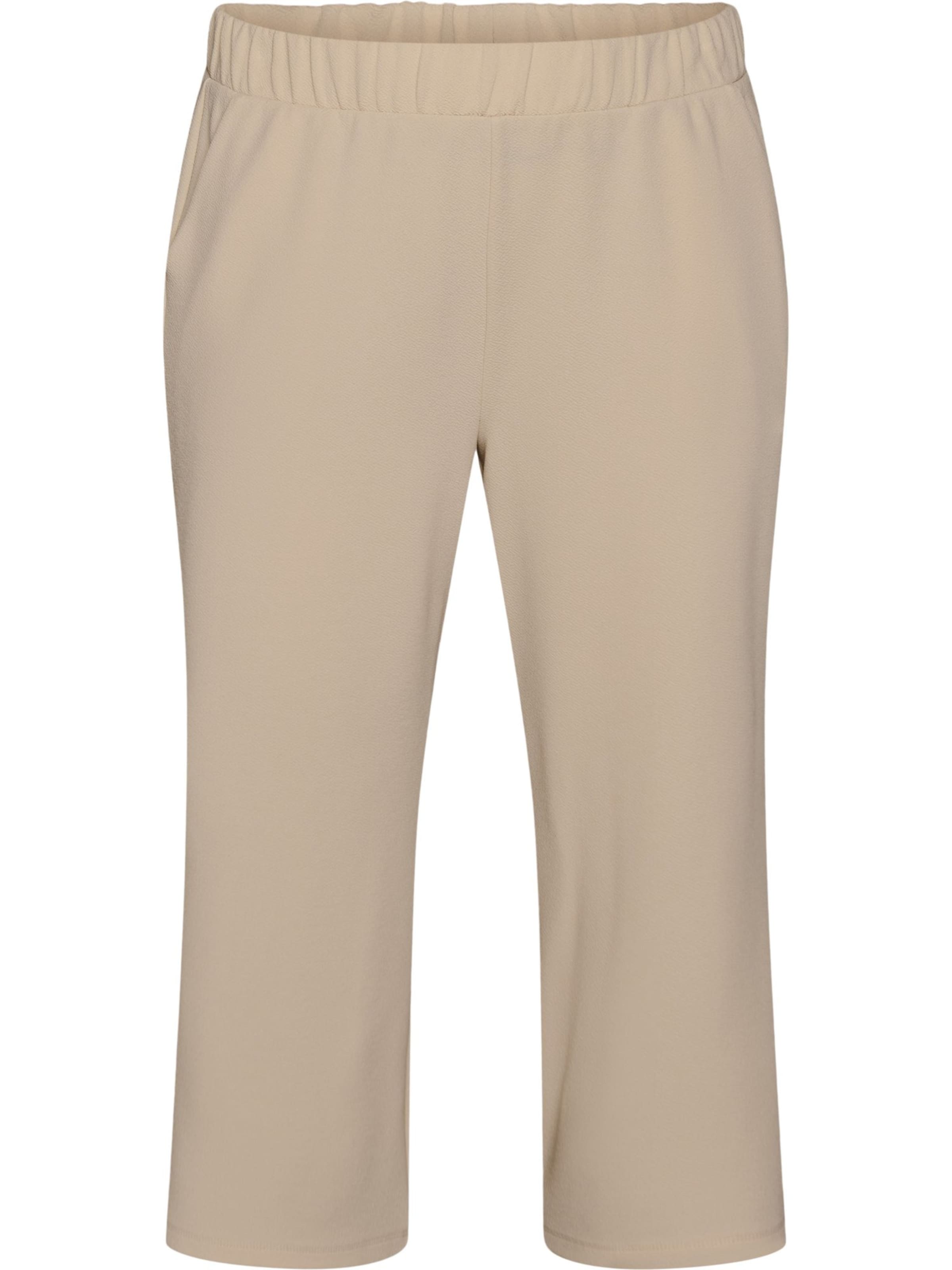 Wide Leg Pantalon 'Caadelyn' Zizzi en gris : devant