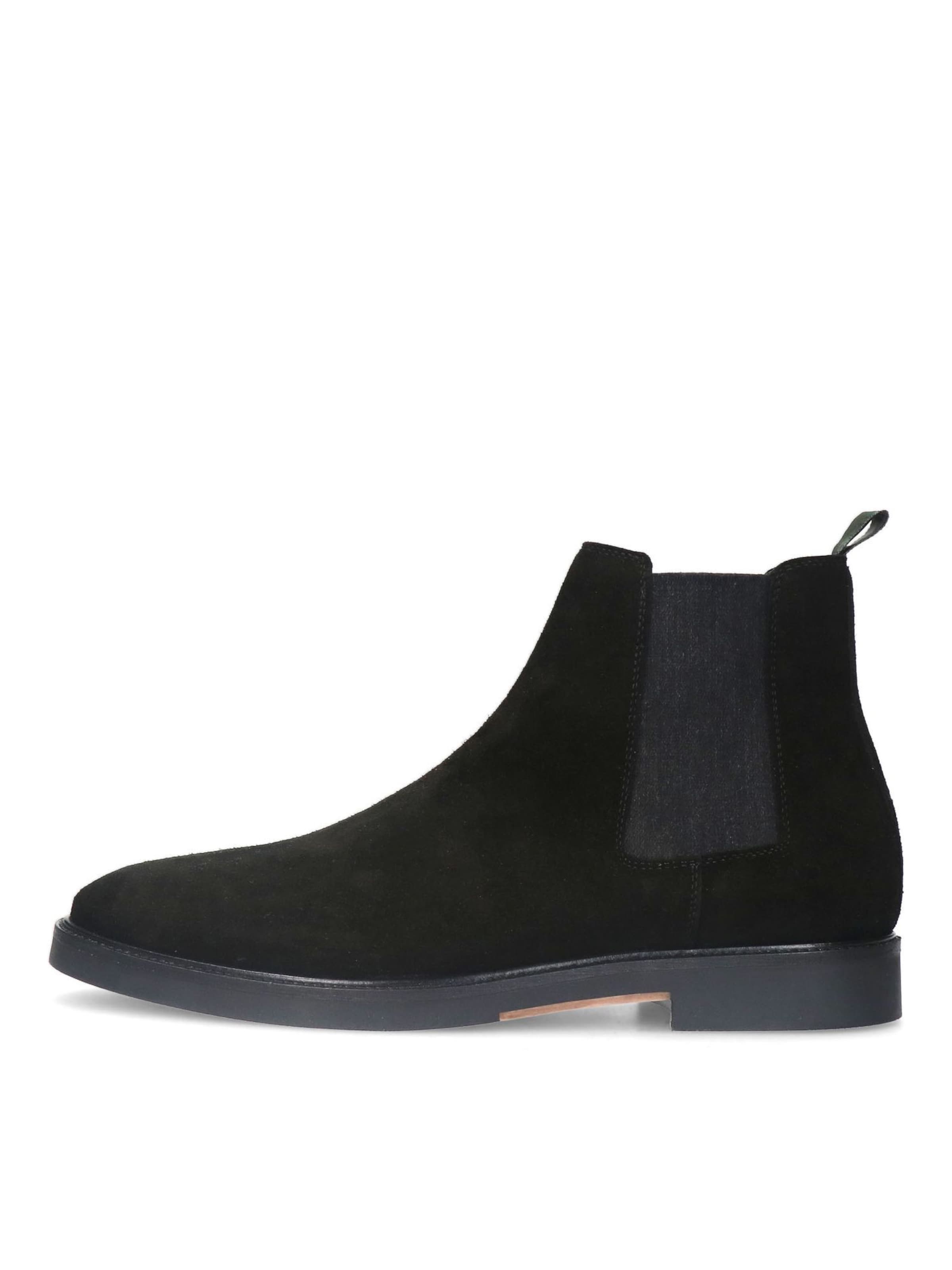MANFIELD Chelsea boots in Zwart