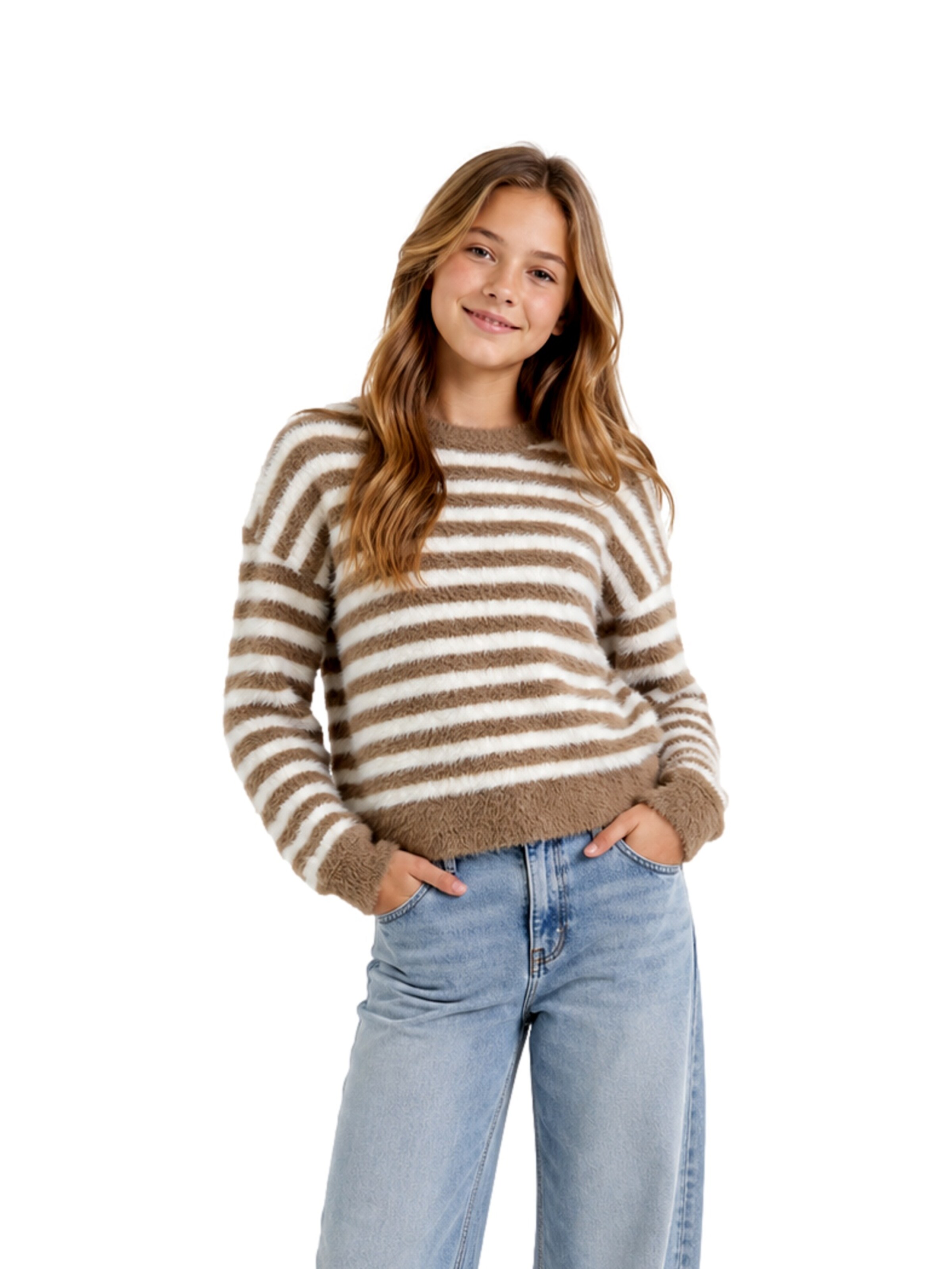 Pullover di ONLY GIRLS in marrone: frontale