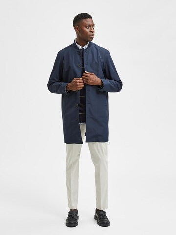 SELECTED HOMME Weatherproof jacket 'RICKY' in Blue